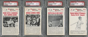 1960 Nu Card Hi-Lites #1 All Time Finest PSA Graded Complete Set of 72 Cards
